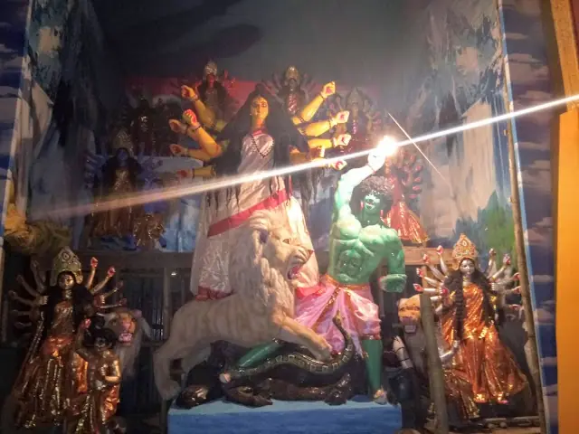 The goddess and the asura